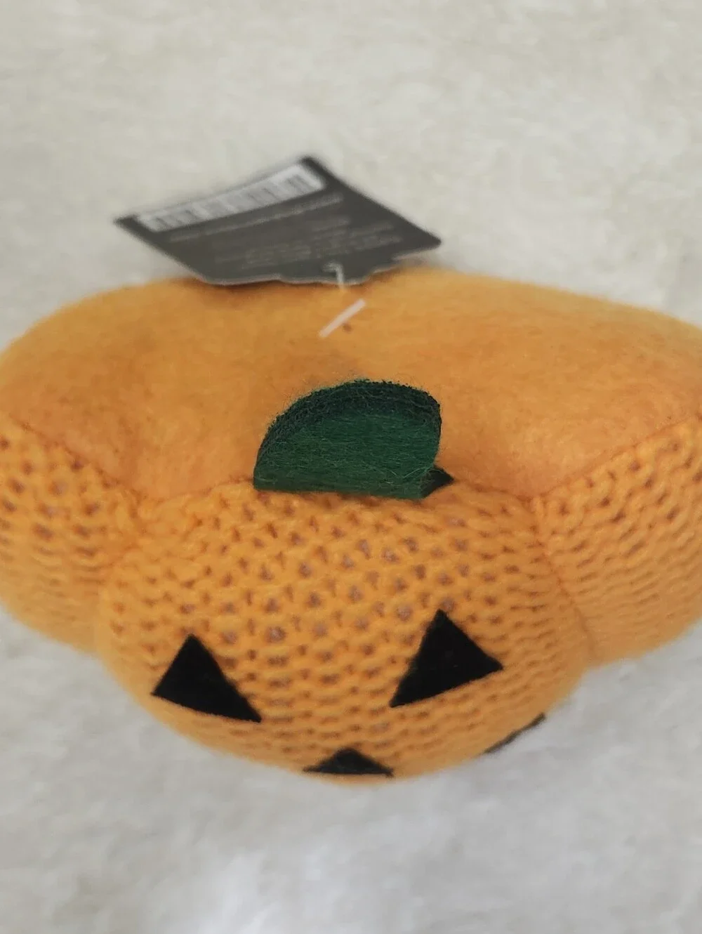 NWT Legacy & Main Mini Crochet Pumpkin Jack O Lantern Halloween Decor Paper Stor